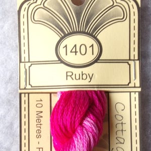 Cottage Garden Thread - 1401  Ruby