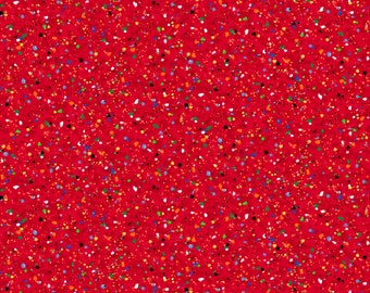 27172-R Quilting Treasures Speckles Red. Priced by the half yard.