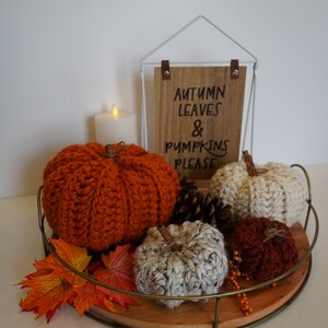 Crochet Pumpkins Individually sold