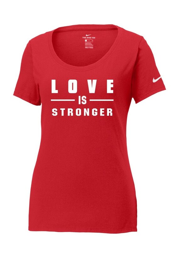 red nike shirt