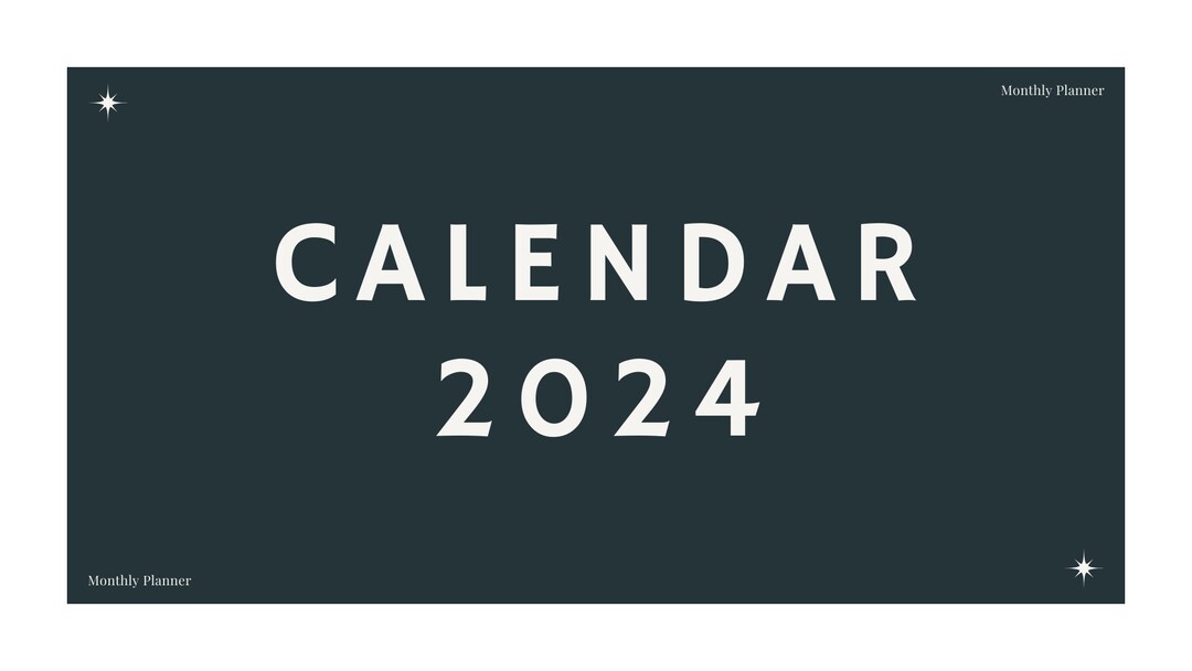 Modern 2024 Planner/calendar Etsy