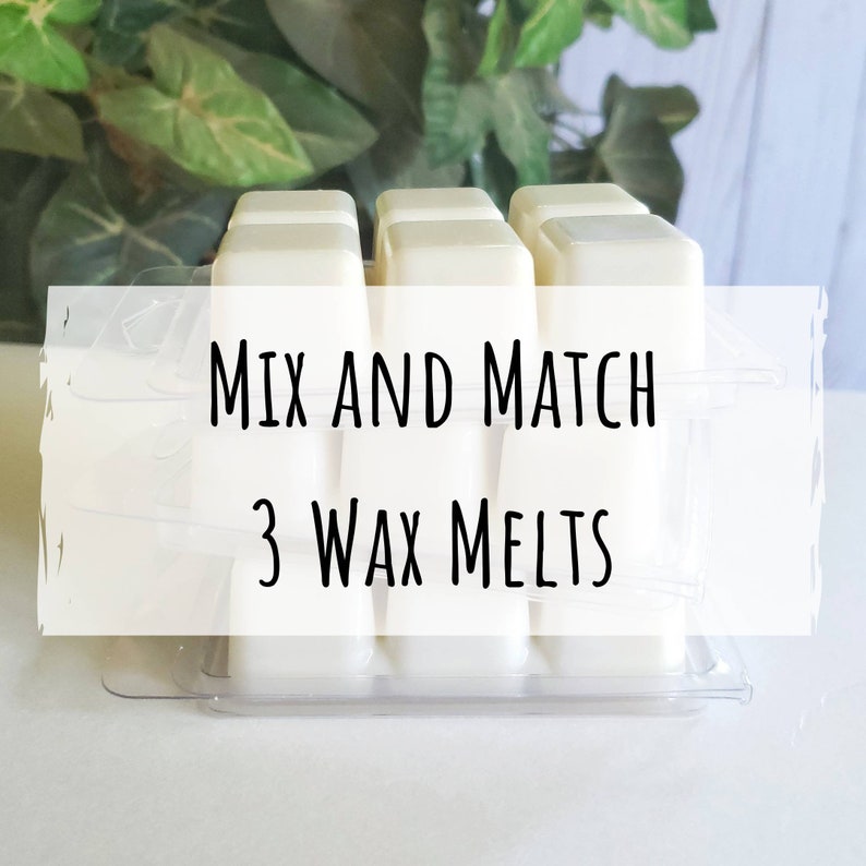 Pack of 3 Wax Melts Soy Wax Melts Wax Tarts Mix and Match Etsy