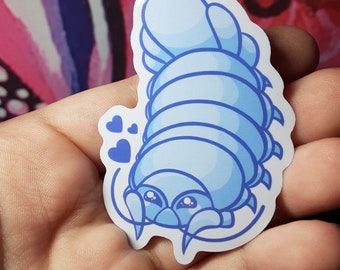 Deep Sea Isopod Sticker