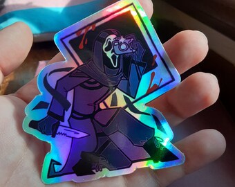 Ghost Slasher Holo Sticker