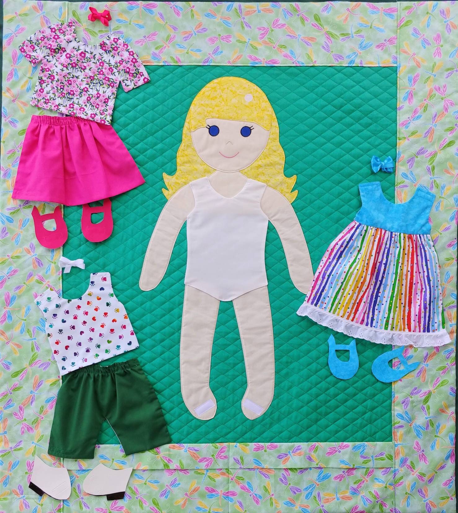 Lily Paper Doll Quilt for Baby or Young Girl Motor Skills and Etsy