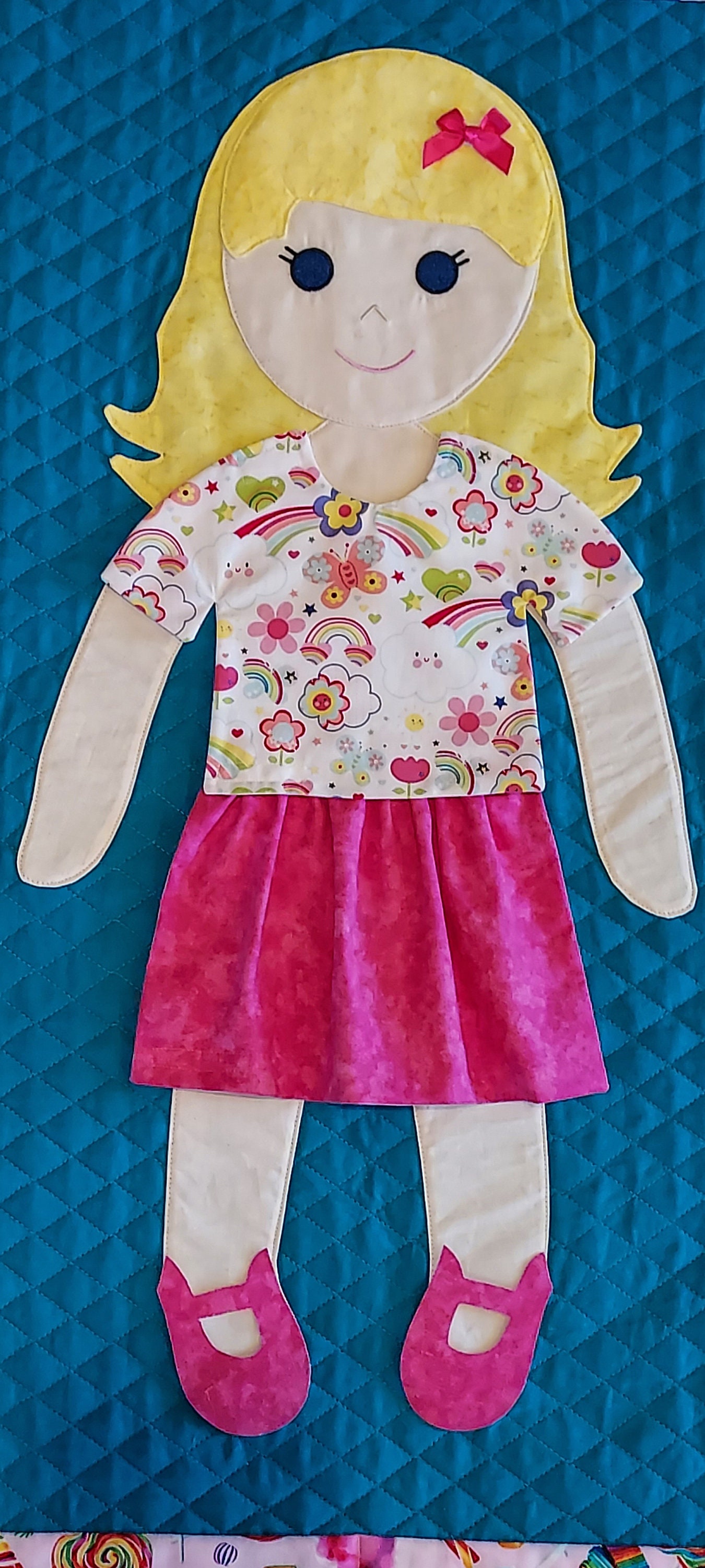 Lily Paper Doll Quilt for Baby or Young Girl Motor Skills and Etsy