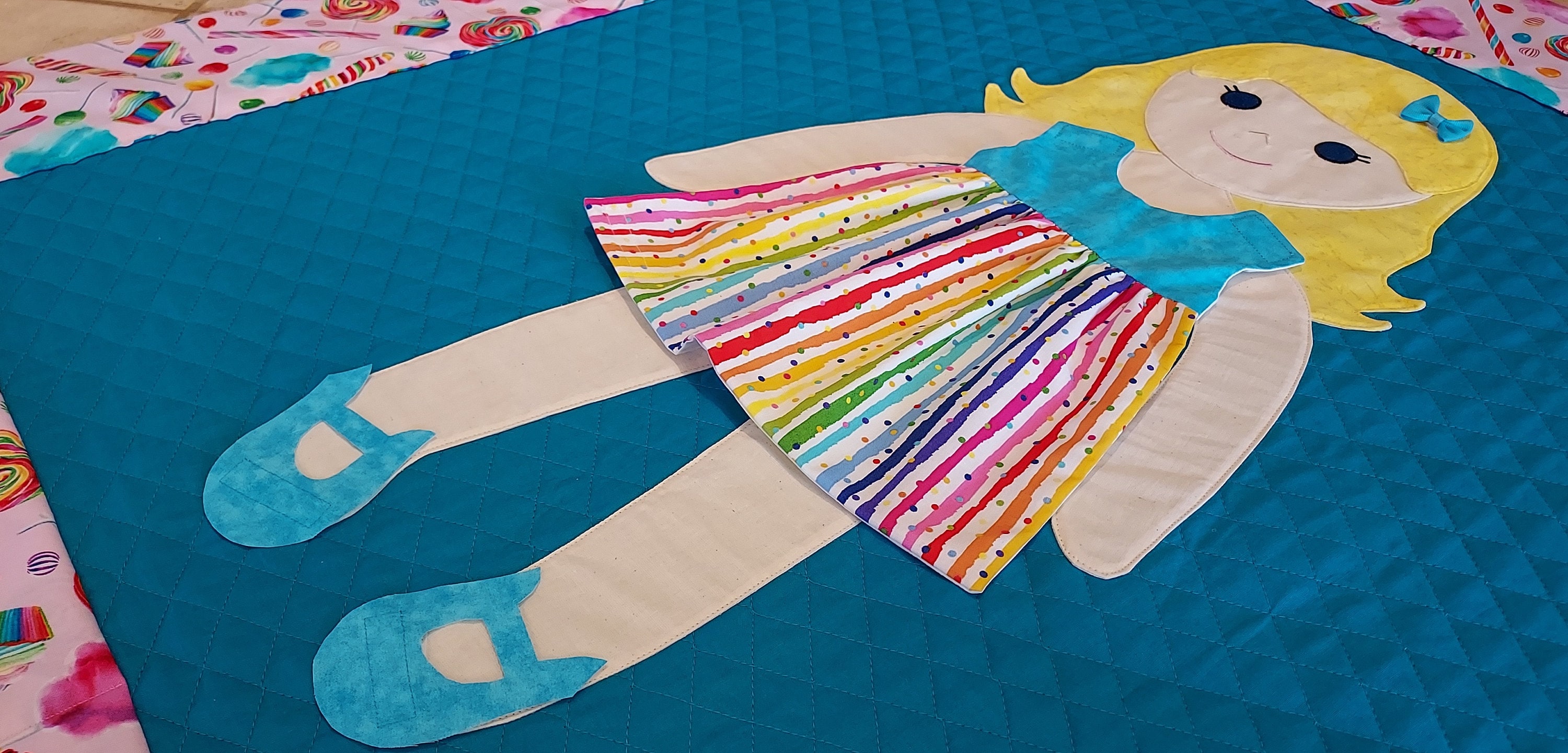 Lily Paper Doll Quilt for Baby or Young Girl Motor Skills and Etsy