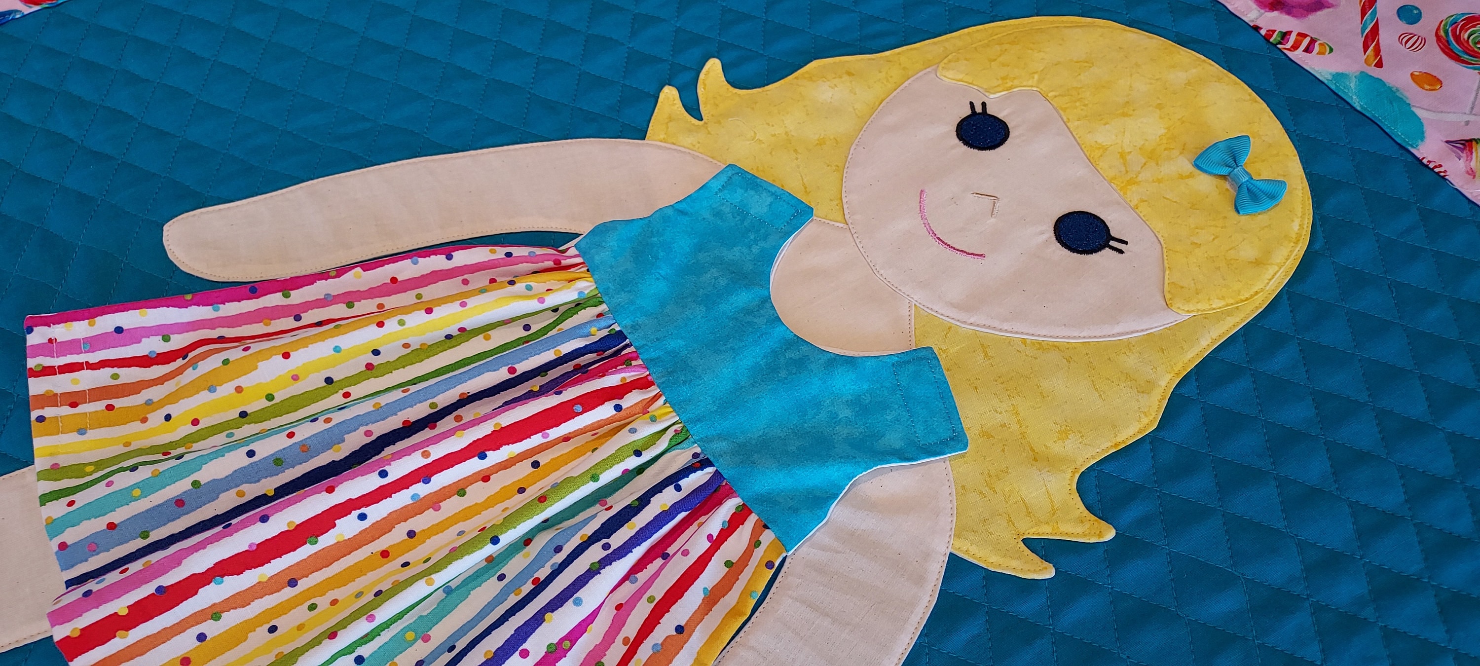 Lily Paper Doll Quilt for Baby or Young Girl Motor Skills and Etsy