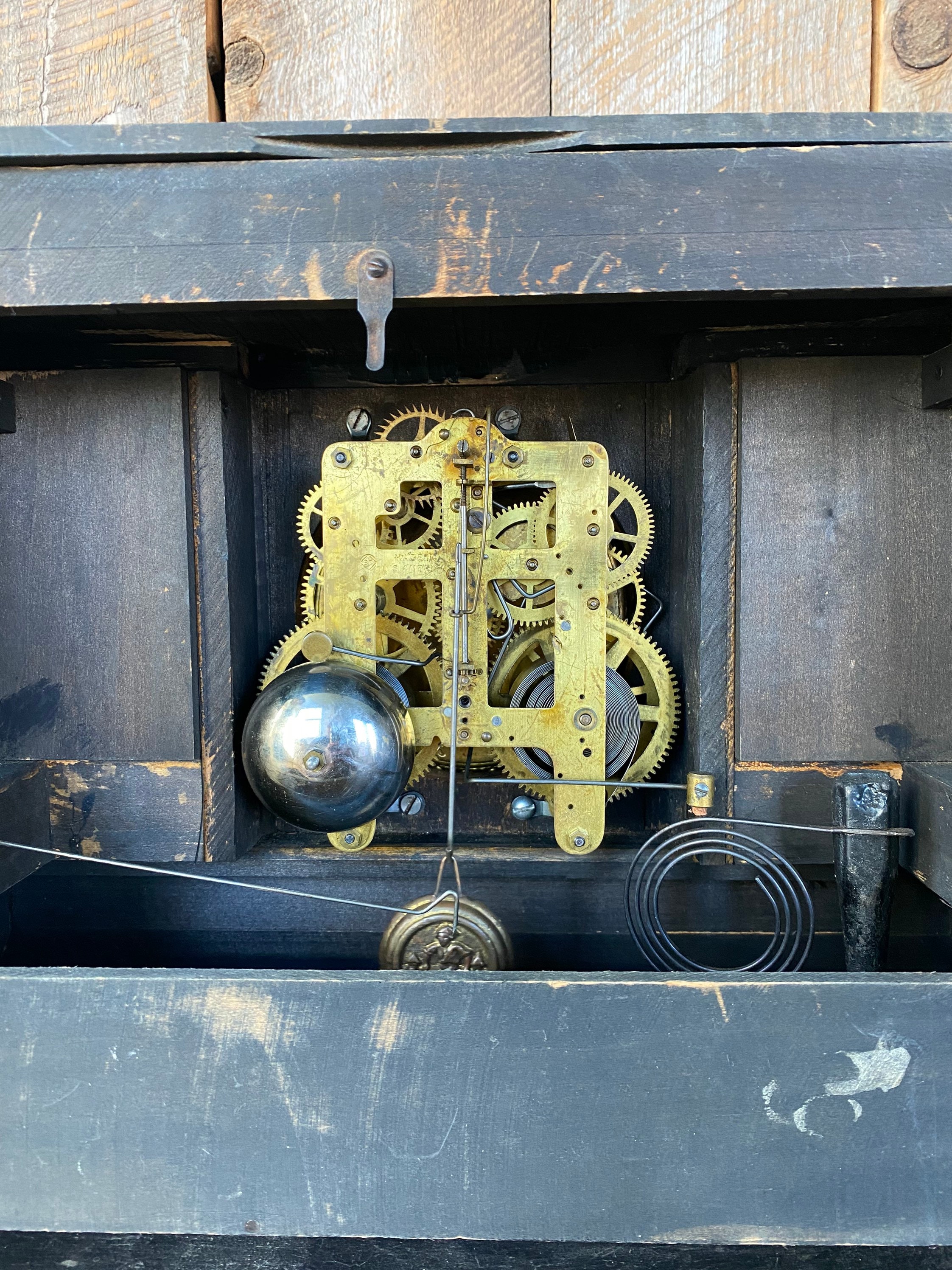 Antique Seth Thomas Pendulum Clock Etsy