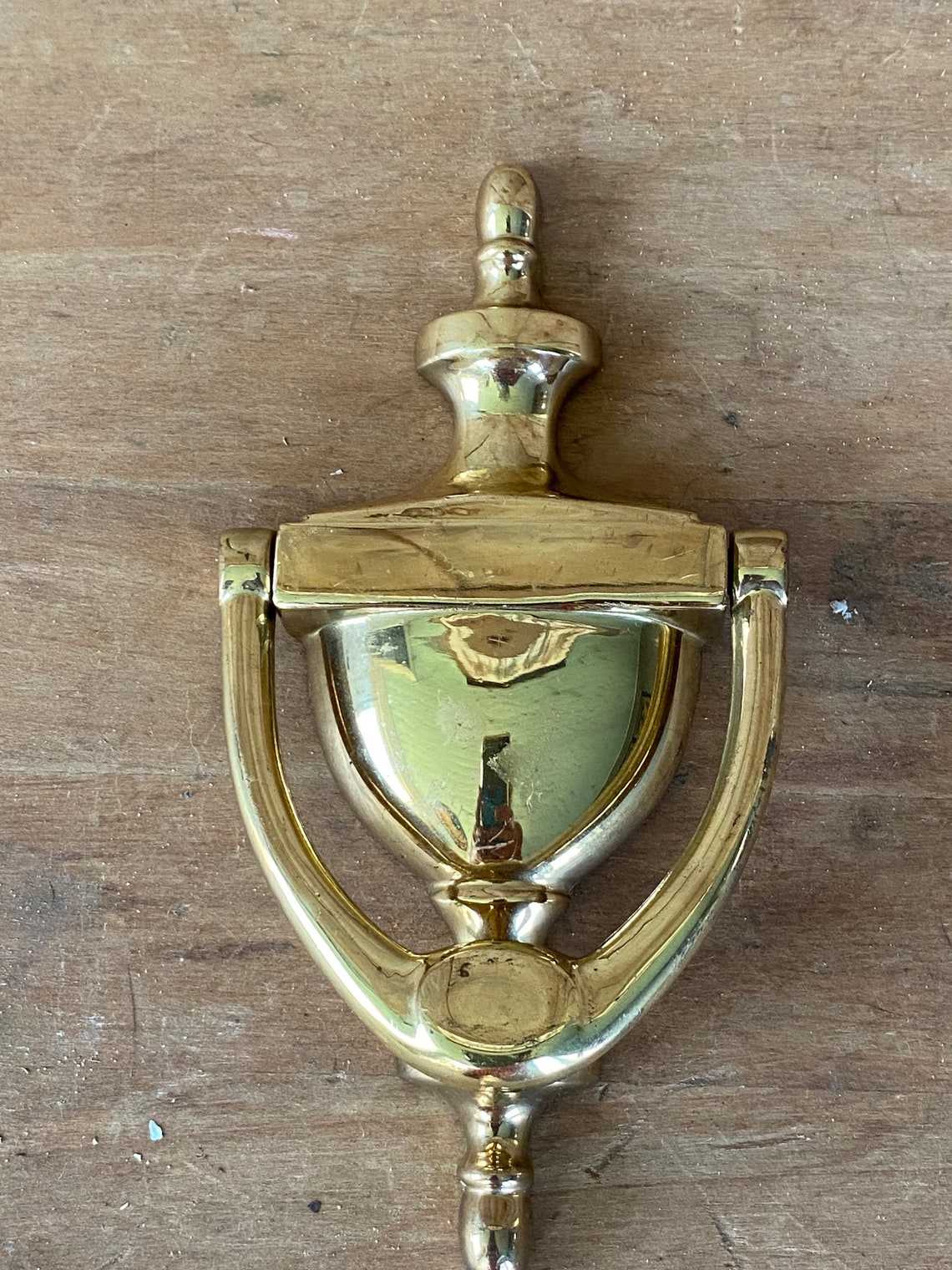 Brass Gold Exterior Door Knocker Etsy