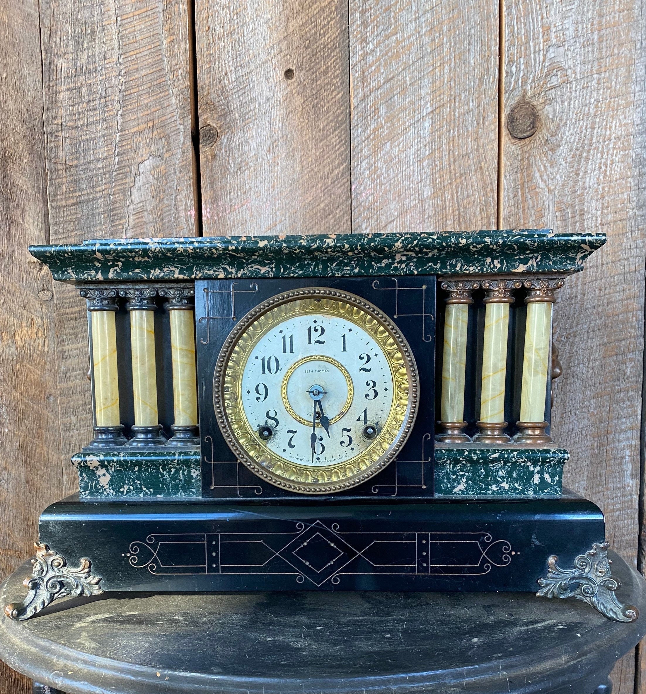 Antique Real Seth Thomas Pendulum Clock Antikcart vrogue.co