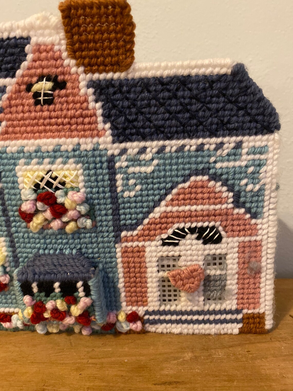 Needlepoint Door Stop Doorstop Country Decor Farmhouse Decor Etsy