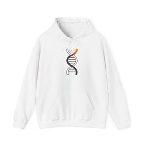 DNA Helix Unisex Hooded Sweatshirt, Science Sweatshirt, Genetic Hoodie, Gift for Science Lovers, Lab Apparel, Educator Gift