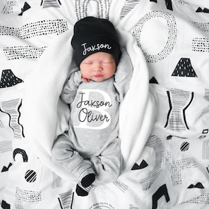 Newborn boy coming home outfit, boy going home outfit, baby boy take home outfit, newborn boy outfit, hospital outfit newborn boy