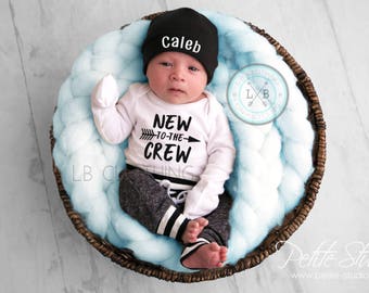 baby boy coming home outfit, personalized baby boy, newborn boy outfit, personalized baby boy outfits, baby boy hat with name