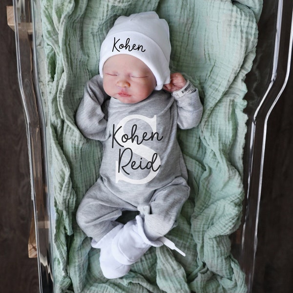 Newborn boy coming home outfit, boy going home outfit, baby boy take home outfit, newborn boy outfit, hospital outfit newborn boy