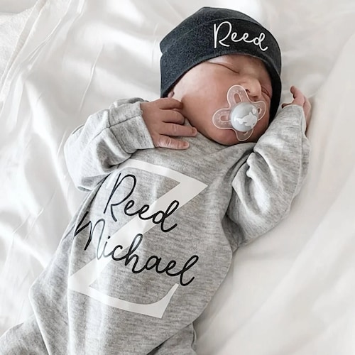 Newborn Boy Coming Home Outfit Boy Going Home Outfit Baby Etsy