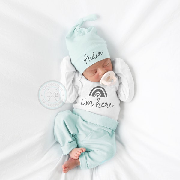 Gender Neutral, Newborn coming home outfit, Newborn boy coming home outfit, baby boy take home outfit, hospital outfit newborn