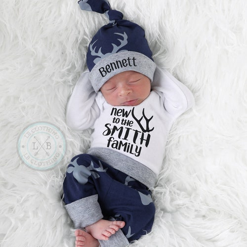 Coming Home Outfit Boy Take Home Outfit Newborn Boy Baby Etsy