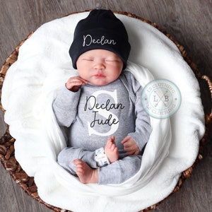 Newborn boy coming home outfit, boy going home outfit, baby boy take home outfit, newborn boy outfit, hospital outfit newborn boy image 10