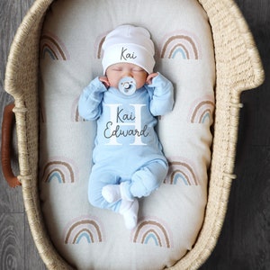 Newborn boy layette nursery outfit Newborn boy coming home outfit boy going home outfit baby boy take home outfit