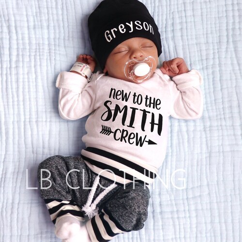 Baby Boy Coming Home Outfit Baby Boy Clothes Baby Boy Gift Etsy