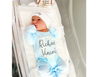 Newborn boy coming home outfit, boy going home outfit, baby boy take home outfit, newborn boy outfit, hospital outfit newborn boy