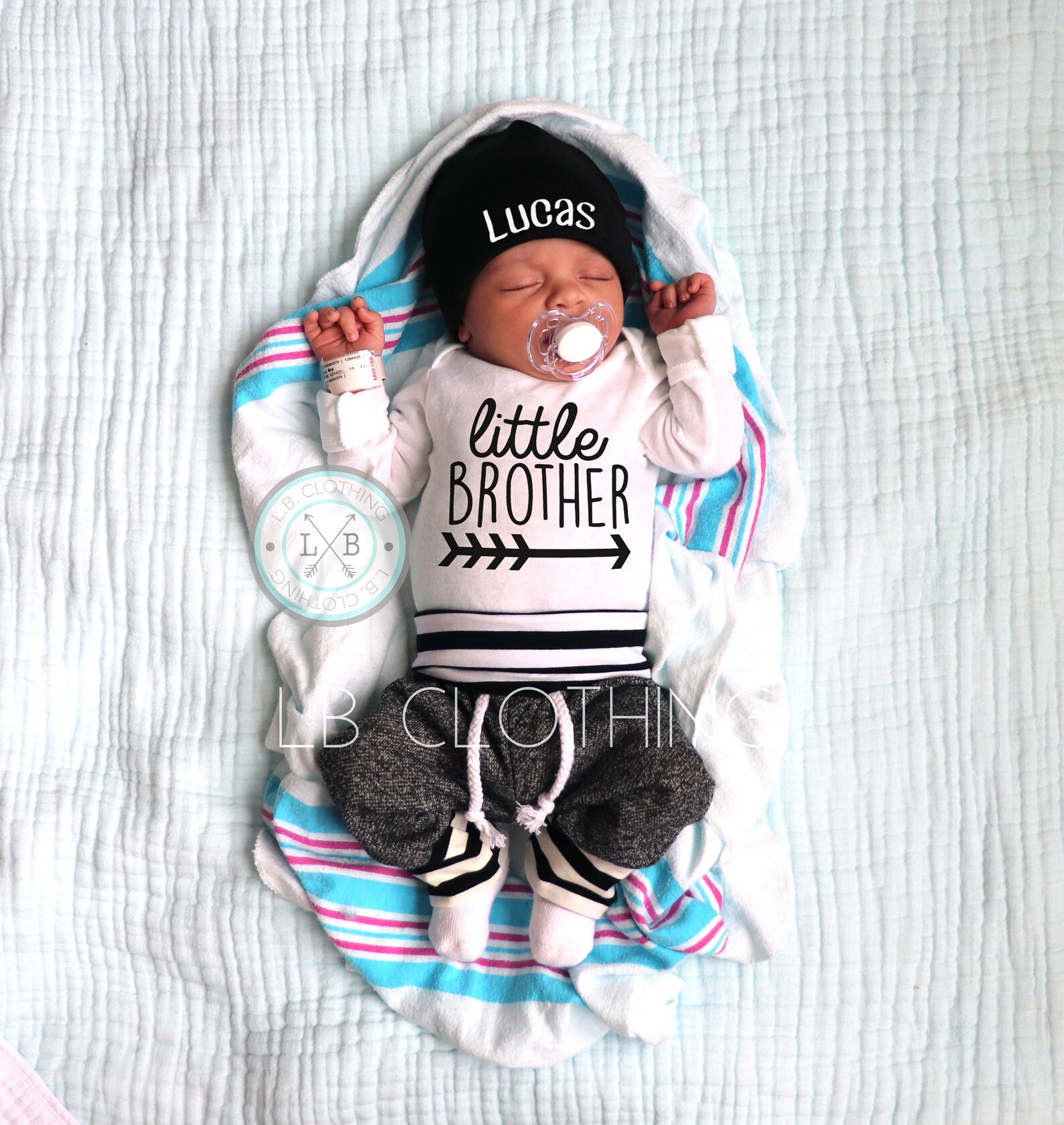 little brother baby outfit