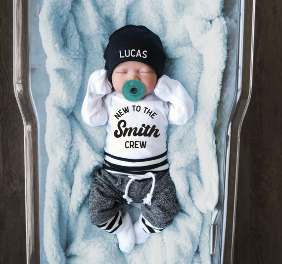 Regalo del niño del bebé, recién nacido personalizado, traje del nombre  personalizado, traje del niño del