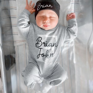 Newborn boy coming home outfit, boy going home outfit, baby boy take home outfit, newborn boy outfit, hospital outfit newborn boy image 9