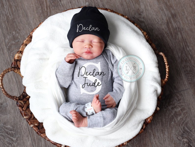 Newborn boy coming home outfit, boy going home outfit, baby boy take home outfit, newborn boy outfit, hospital outfit newborn boy image 10