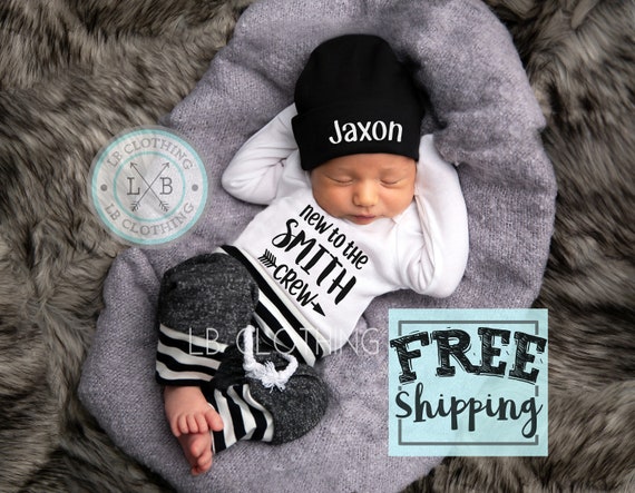 Newborn baby boy clearance coming home outfit