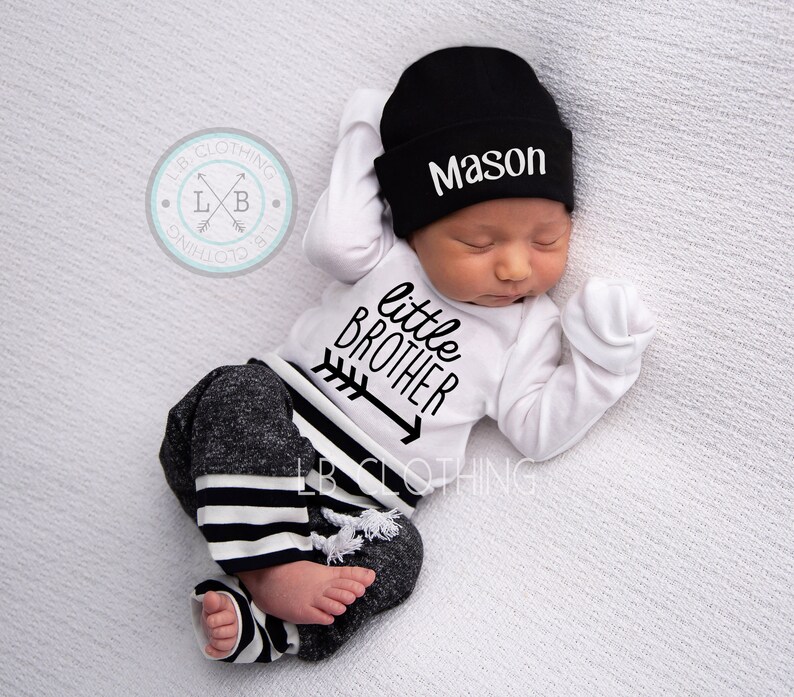 little brother baby outfit