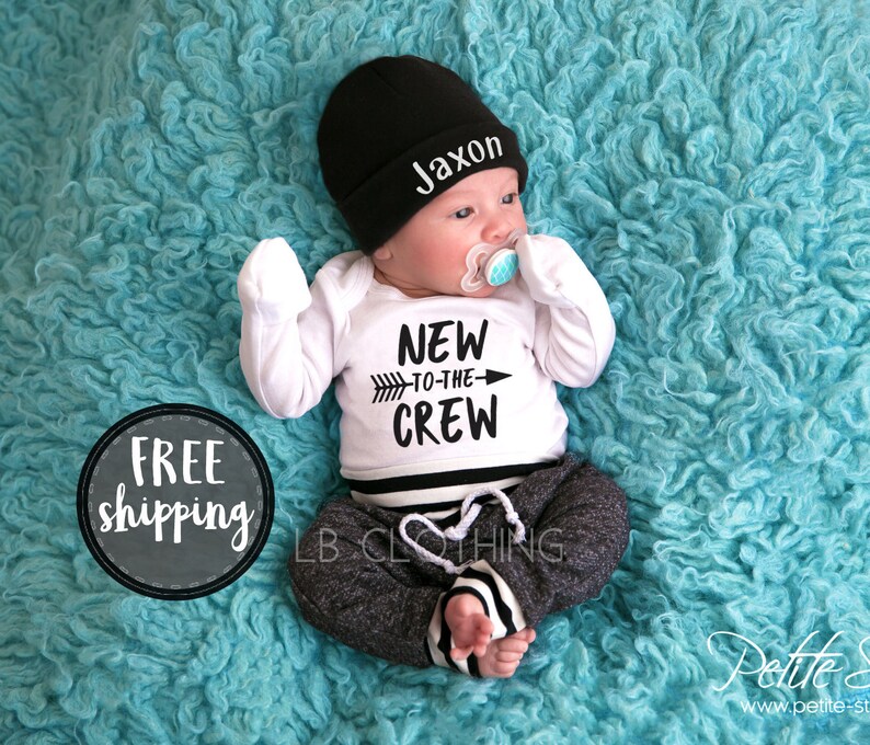 Baby Boy Hospital Outfit Baby Boy Coming Home Outfit Newborn Etsy