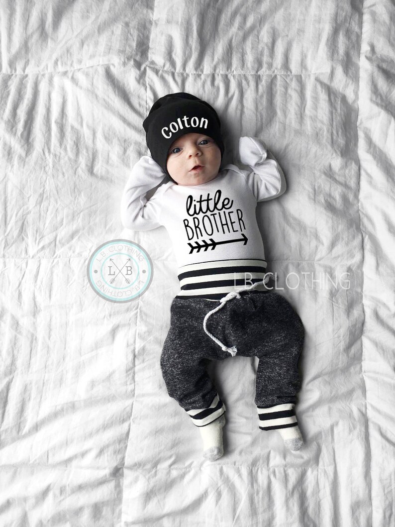 little brother baby outfit