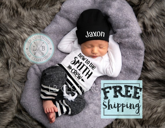 Newborn Boy Coming Home Outfit, Baby Boy Take Home Outfit Newborn Boy  Outfit, Take Me Home Outfit for Boys, Hospital Outfit for Newborn Boy 
