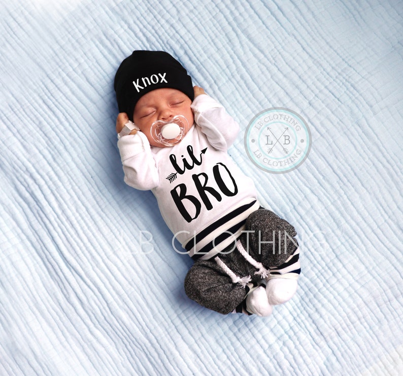 little brother baby outfit