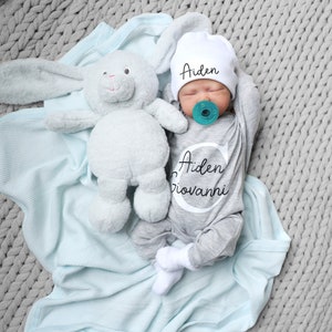 Newborn boy coming home outfit, boy going home outfit, baby boy take home outfit, newborn boy outfit, hospital outfit newborn boy image 7