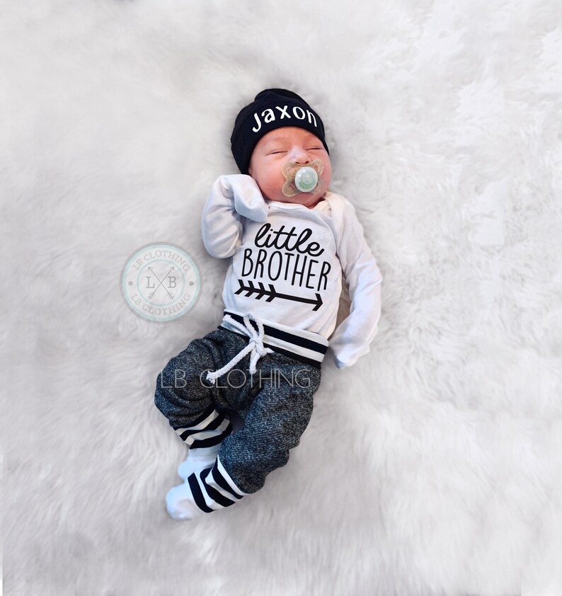 little brother baby outfit