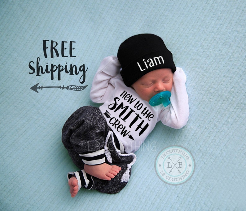 Baby Boy Coming Home Outfit. Spring Summer. Newborn Etsy