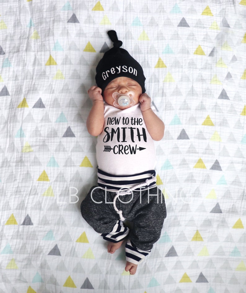 Baby Boy Coming Home Outfit. Spring Summer. Newborn Etsy