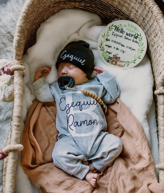 Ropa de bebé Bebé Niño que vuelve a casa Traje de bebé Regalo de niño recién