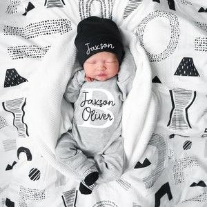 Newborn Boy Coming Home Outfit, Boys Go Home Outfit, Baby Boy Take Home  Outfit Newborn Boy Outfit, Hospital Outfit for Newborn Boy 