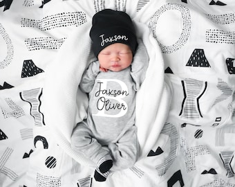 Newborn boy coming home outfit, boy going home outfit, baby boy take home outfit, newborn boy outfit, hospital outfit newborn boy