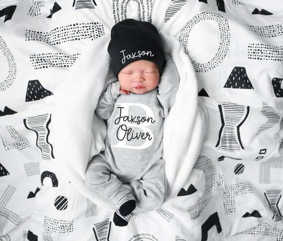 Newborn Boy Coming Home Outfit Boy Going Home Outfit Baby Boy