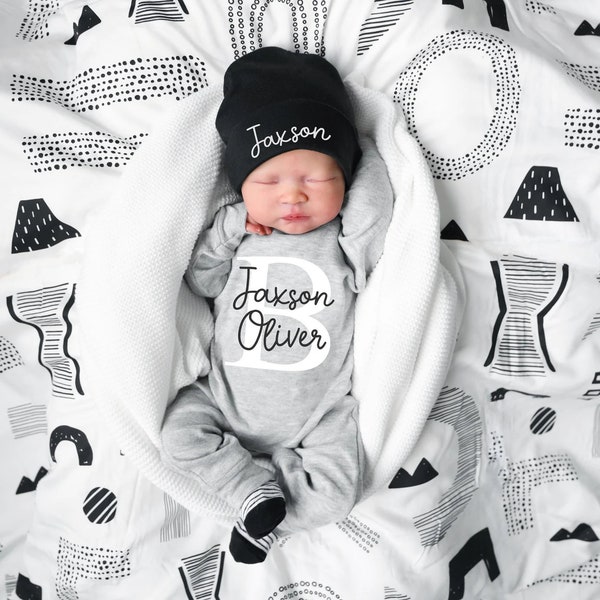 Newborn boy coming home outfit, boy going home outfit, baby boy take home outfit, newborn boy outfit, hospital outfit newborn boy