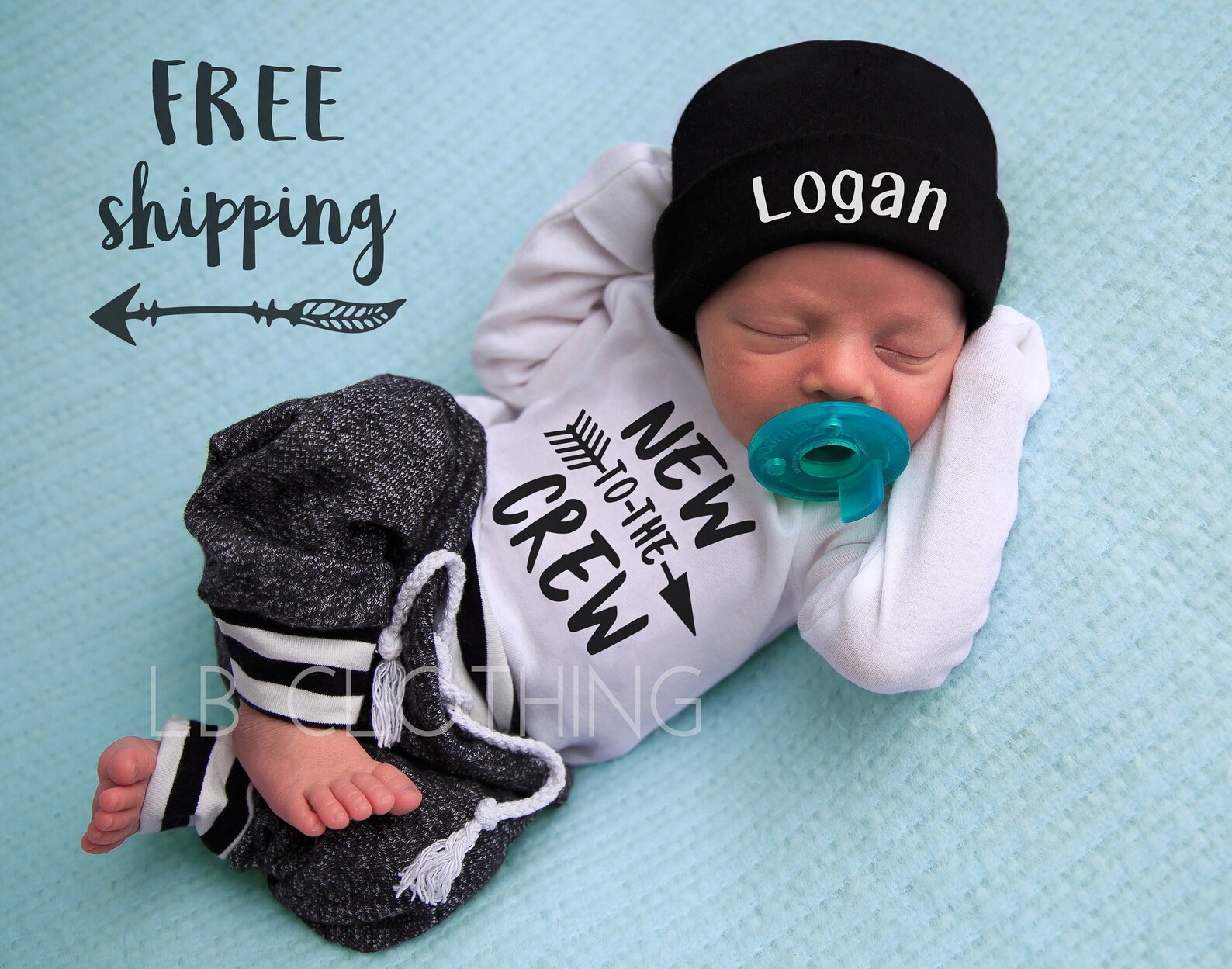 Newborn Boy Coming Home Outfit Baby Boy Take Home Outfit Etsy