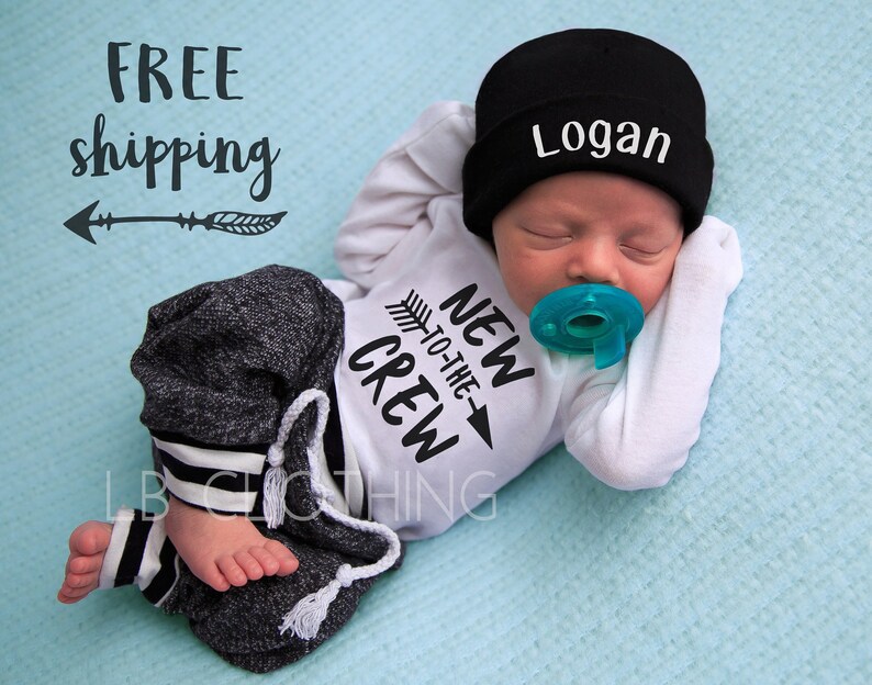 Newborn Boy Coming Home Outfit Baby Boy Take Home Outfit Etsy