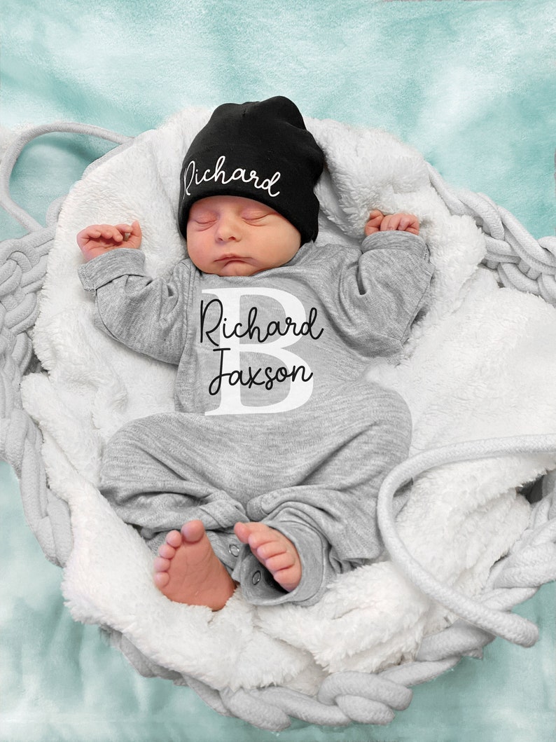 Newborn boy coming home outfit, boy going home outfit, baby boy take home outfit, newborn boy outfit, hospital outfit newborn boy image 8