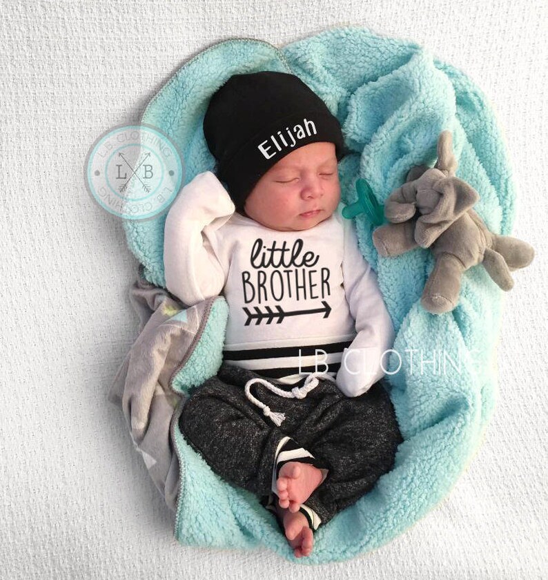 little brother baby outfit